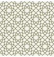 gorgeous seamless arabic pattern design vector image vector image