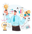 investment money income increase business vector image vector image
