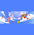 makar sankranti kite festival background vector image