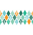 contemporary abstract design for men rhombus vector image vector image