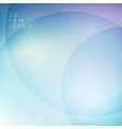 abstract blue sky blurred with circles overlay vector image