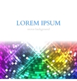 abstract colorful disco lights background vector image