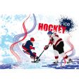 ice hockey poster vector image