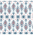 colorful indian rug paisley ornament pattern vector image