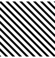 black and white diagonal stripes background vector image