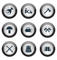 set of simple icons element vector image vector image