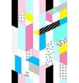 seamless geometric pattern memphis style vector image