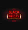web banner for black friday sale vector image