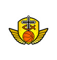 christian sports logo vector image
