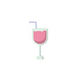 cocktail icon design template vector image