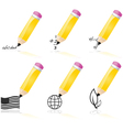 school pencils vector image