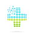 convex medical cross vector image