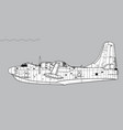martin p5m-1 marlin vector image vector image