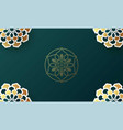 ramadan kareem islamic greeting card background vector image