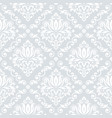 luxury damask wallpaper or fabric print pattern vector image vector image