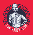 t-shirt or poster design vector image
