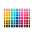 color chart designer tool texture pattern palette vector image vector image