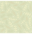 green branches seamless pattern vector image vector image
