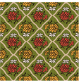 seamless chinese style floral pattern vector image vector image