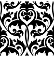 damask seamless pattern background elegant luxury vector image vector image