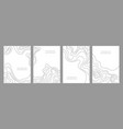 topographic map banners vector image vector image