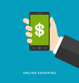flat design business concept online banking vector image