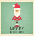 christmas greeting card vector image vector image