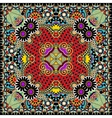 traditional ornamental floral paisley bandanna vector image