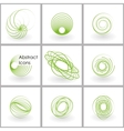 set of icons vector image