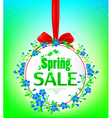 spring sale banner vector image vector image