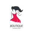 fashion dress vector image