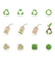 recycling symbols vector image