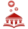 high education symbol vector image