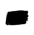brush stroke isolated on white background black vector image
