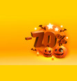 halloween special 70 off sale banner promotion vector image vector image