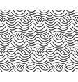 floral background of drawn lines vector image