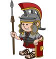 roman soldier vector image