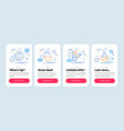 set technology icons such as checkbox vector image