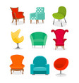 set of beautiful different vector image vector image