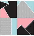 abstract geometric seamless pattern vector image vector image