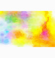 colorful watercolor abstract background design vector image