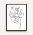 hand drawn floral decoration wall decor vector image