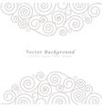 abstract background with curls vector image