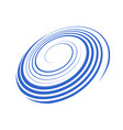spiral design element vector image vector image