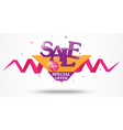sale banner and best offer design vector image