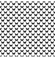 black and white seamless butterfly pattern vector image vector image