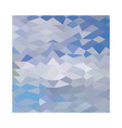 grey ocean wave abstract low polygon background vector image vector image