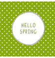 spring green vector image vector image