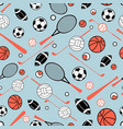 pattern sporting goods vector image