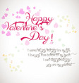 happy valentine day vector image vector image